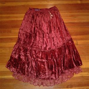 Gorgeous Faux Maxi Skirt